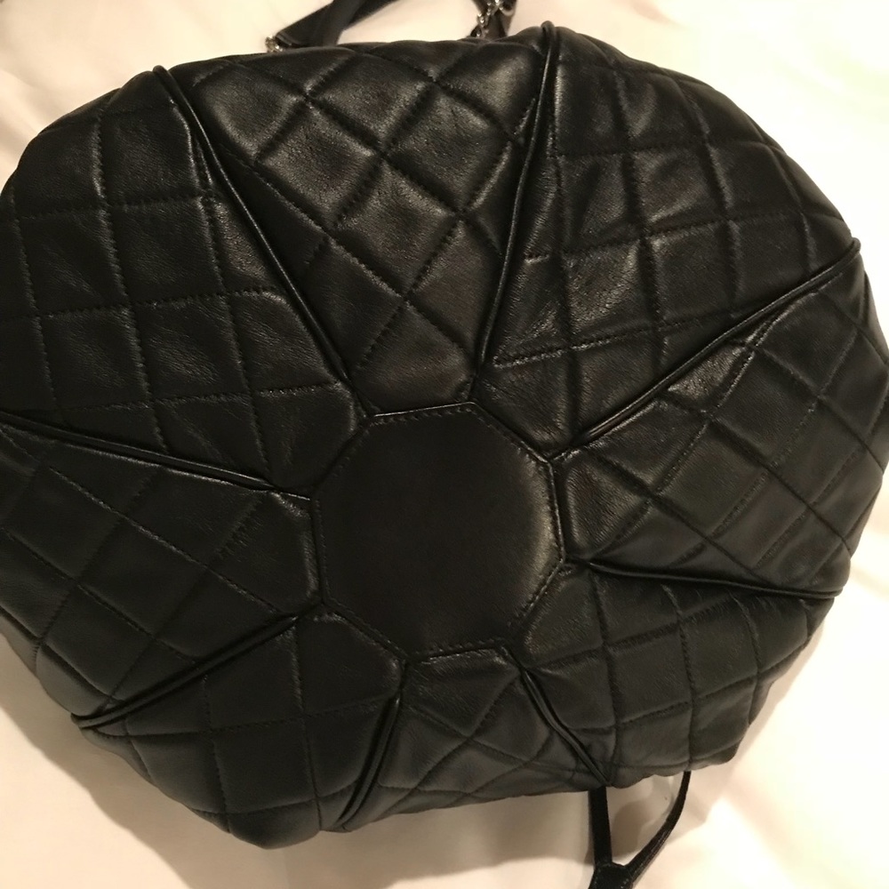 SOLD—Chanel black drawstring bag - Picture 4 of 8